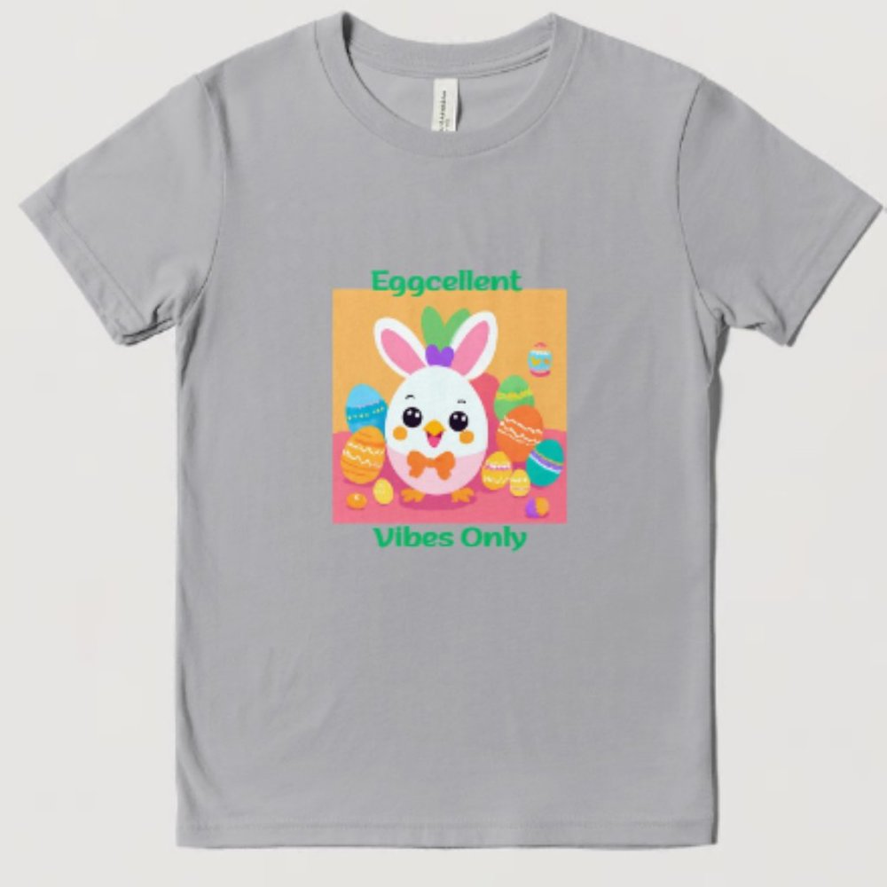 "Eggcellent Vibes Only" Easter T-Shirt